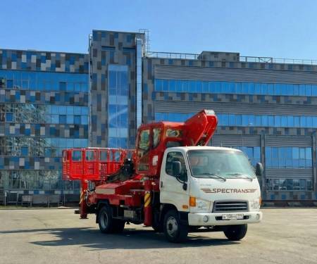 Аренда телескопической автовышки 28 метров